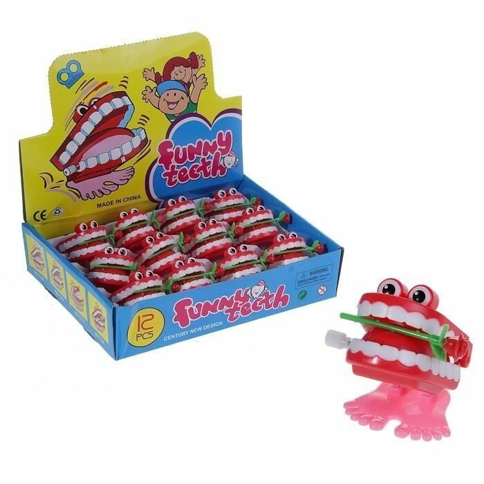 Игрушка заводная Jile Toys Смешные зубы