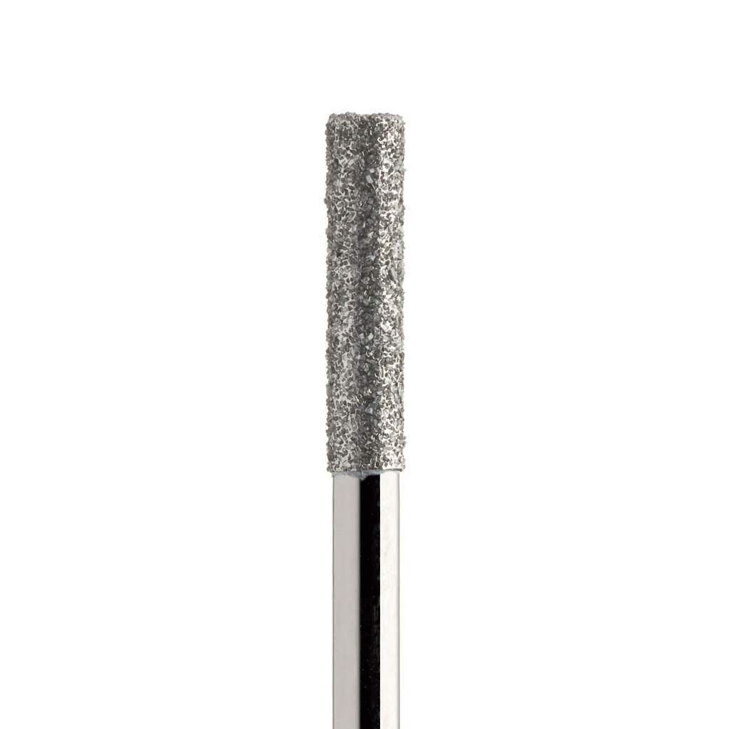 Бор алмазный 837, цилиндрический, D=1,2 мм, L=8 мм, под турбинный наконечник, стандартный хвостовик, синий (μ=106 мк)