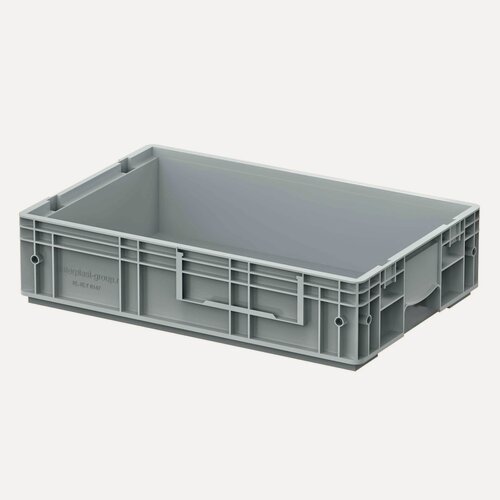 Изображение товара Ящик пластиковый, Контейнер RL-KLT 6147, 594х396х147,5 мм, серый
