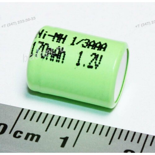 Аккумулятор H-13AAA170 INDUSTRIAL 12В 170mAh NiMH 10515mm 959₽