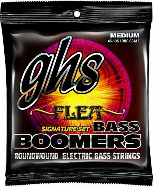 Струны для бас-гитары GHS Boomers Flea M3045F 45-105