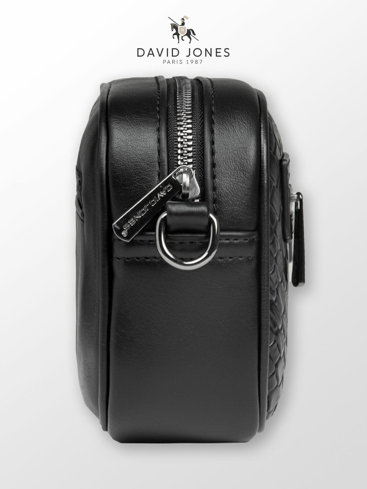 Сумка DAVID JONES, фактура плетеная — фото 1