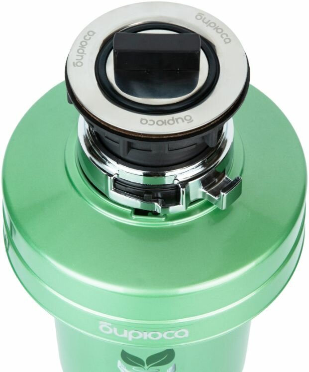 Обзор: Измельчитель пищевых отходов БИРЮСА WD-375C1, объем камеры 1.1 л, зеленый