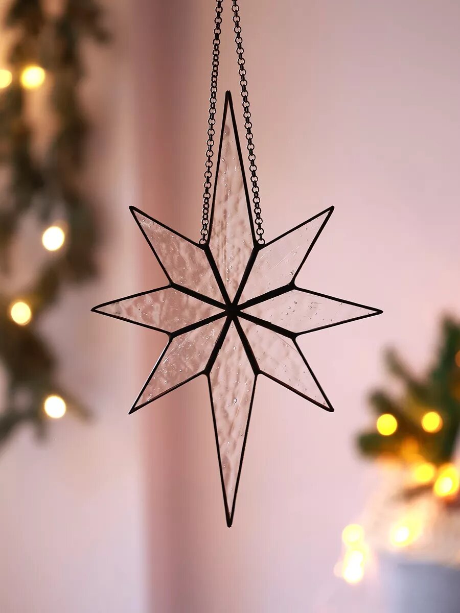 Витражная подвеска "Вифлеемская звезда"