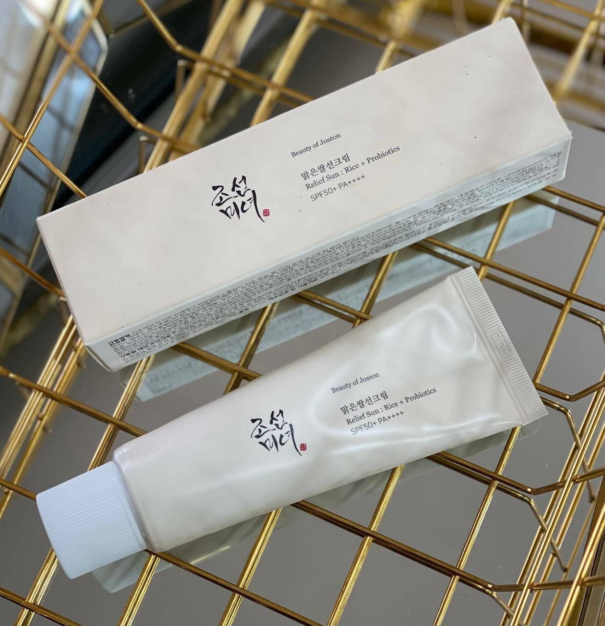 Крем для лица солнцезащитный | Beauty of Joseon Relief Sun Rice+Probiotics SPF 50+ PA++++ 50 мл — фото 1