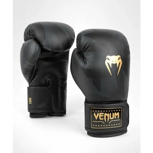 Боксерские перчатки Venum Razor Black/Gold (10 унций)