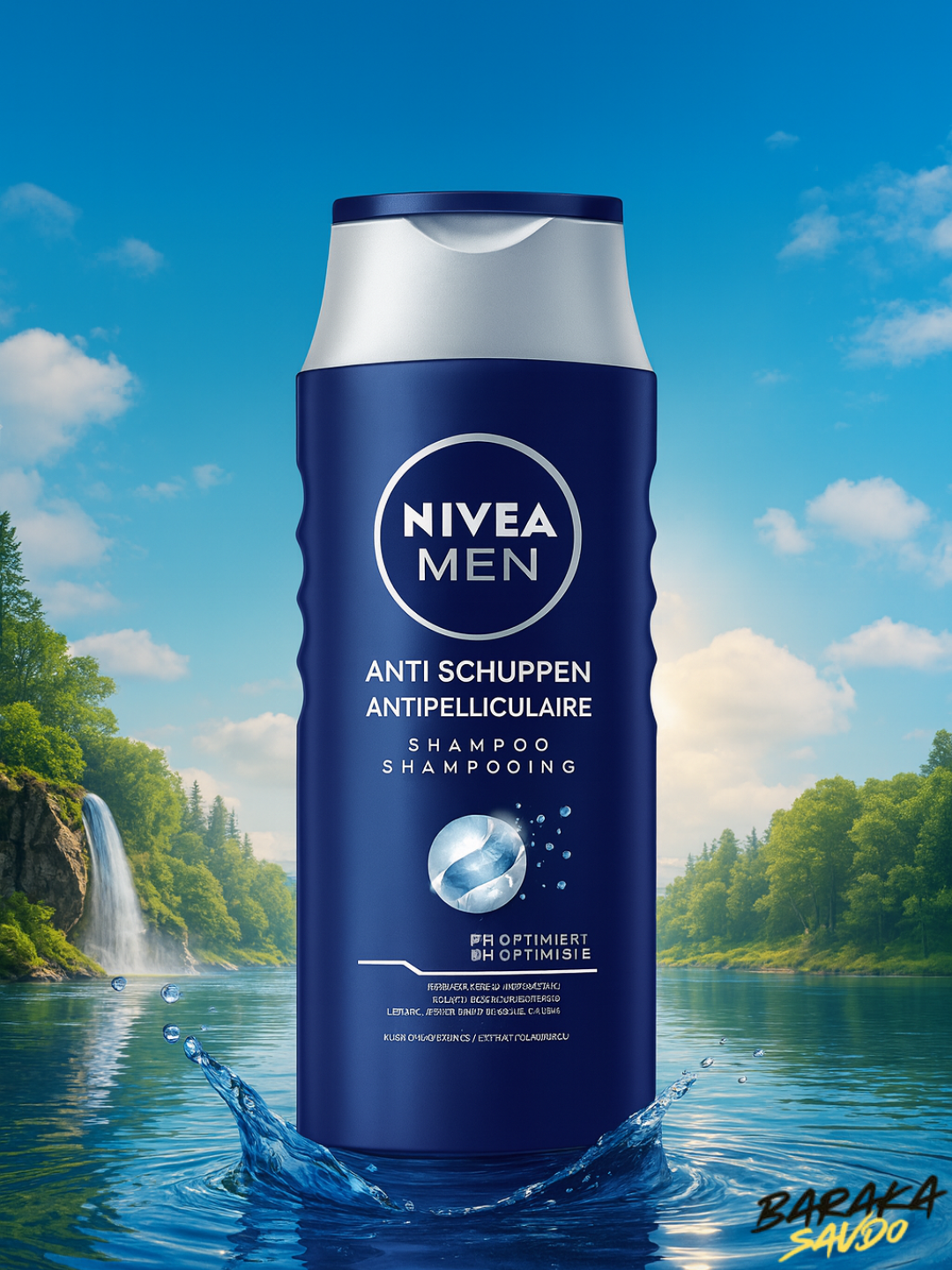 Шампунь Nivea Men Fresh Power с ментолом, освежающий, 200мл
