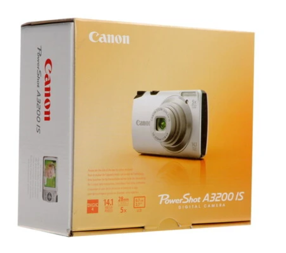 Фотоаппарат Canon PowerShot A3200 IS, Blue – купить в интернет