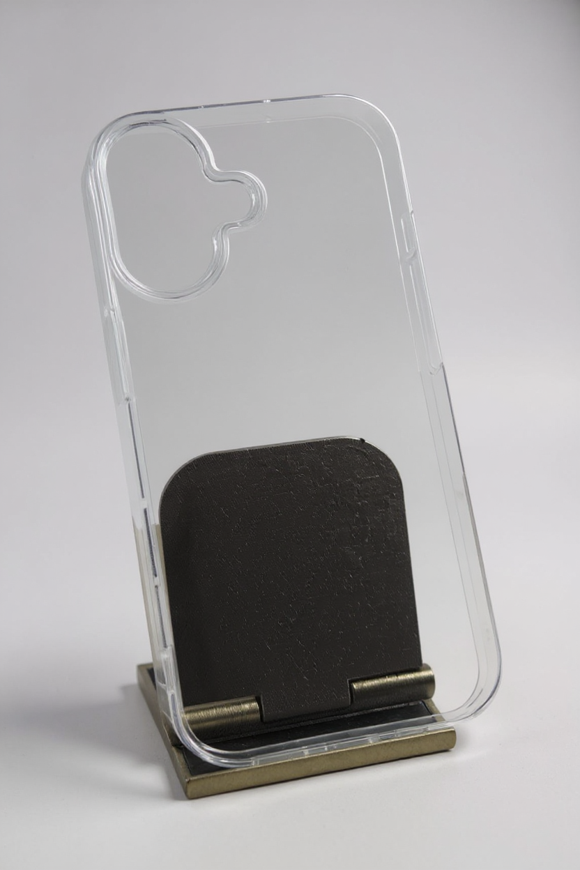 Чехол бесцветный, для Iphone 17, силикон, прозрачный, противоударный