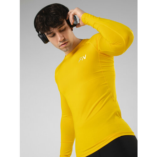 фото Рашгард fn warm, размер 8xl, желтый