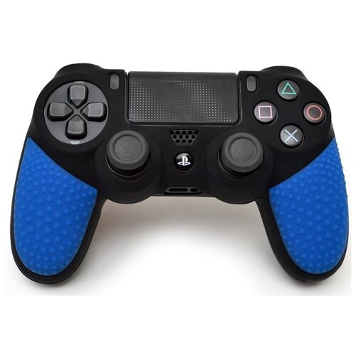 Силиконовый чехол Non Slip для Dualshock 4 (Blue) силиконовый чехол для dualshock 4 черепа