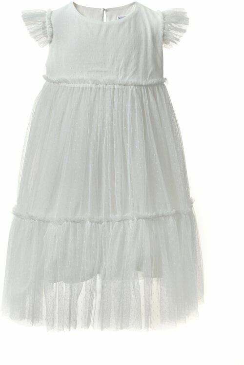 Платье Андерсен, размер 116, экрю, белый