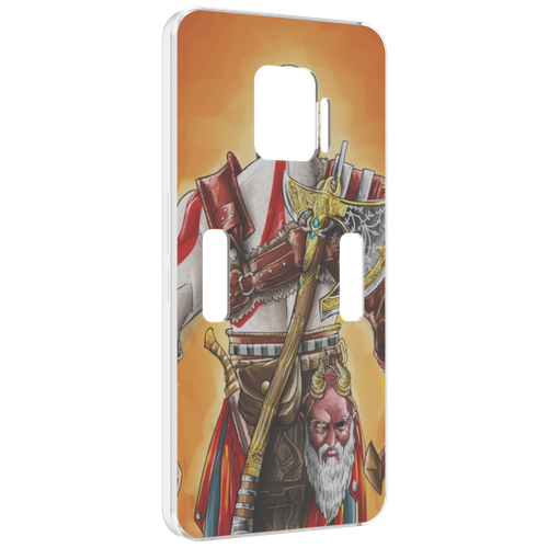 Чехол MyPads God of War для ZTE Nubia Red Magic 7 Pro задняя-панель-накладка-бампер чехол mypads god of war кратос атрей для zte nubia red magic 7 задняя панель накладка бампер