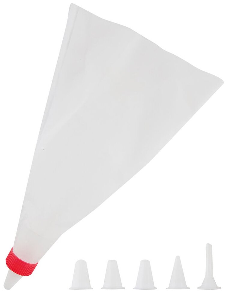 фото Mallony Мешок кондитерский Ornamento с насадками 6 шт 005102