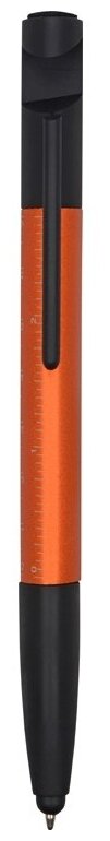 Ручка-стилус металлическая шариковая многофункциональная (6 функций) Multy оранжевый