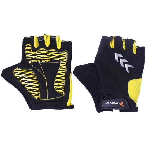 Перчатки TRIX, размер L, желтый, черный гелевые перчатки excalibur 1584 01 l