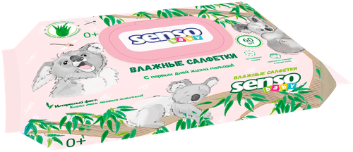 Влажные салфетки Senso Baby 60 шт