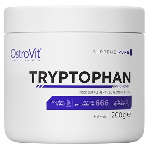 Триптофан OstroVit Supreme Pure Tryptophan 200 г ostrovit supreme pure beta alanine 200 г