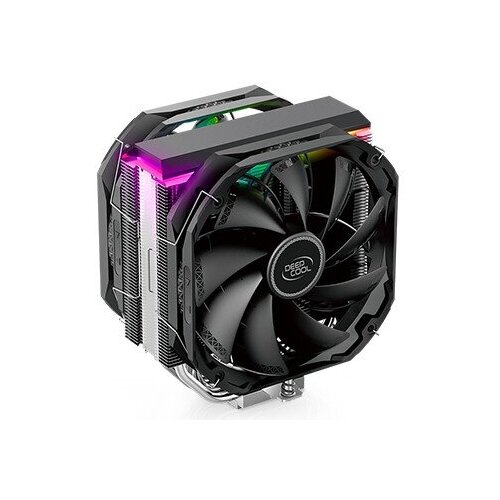 deepcool as500 plus вентилятор as as500plus Deepcool Кулер для процессора Socket115x/1200/1700/2011/2066/AM4/AM5 Deepcool AS500 PLUS R-AS500-BKNLMP-G, подсветка (ret)