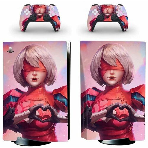 Набор наклеек Nier Automata на игровую консоль Sony PlayStation 5 Disc Edition защитная 129000₽