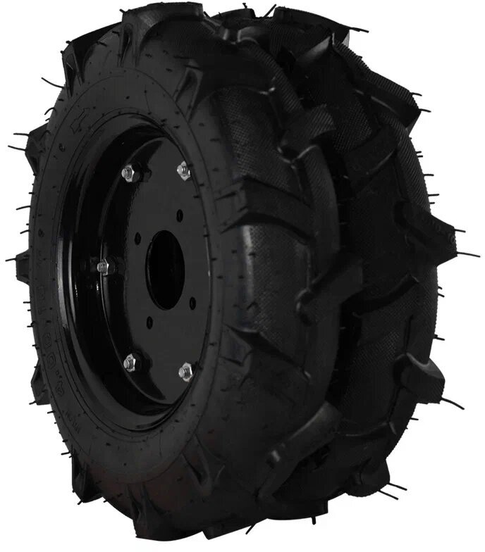 фото Комплект пневматических колес на культиватор и мотоблок 4.00-10 ёлочка