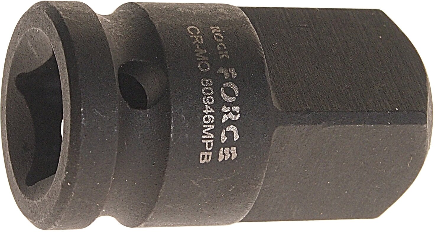 Адаптер RF-80946MPB: 1/2"(F) х 3/4"(М) ударный шаровый 48мм ROCKFORCE