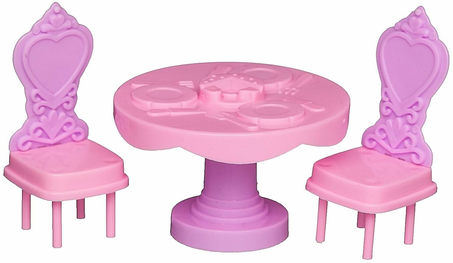 Игровой набор Abtoys В гостях у куклы Розовый совенок чемоданчик с 2 куколками и мебелью, 20,5х5х21см PT-01803