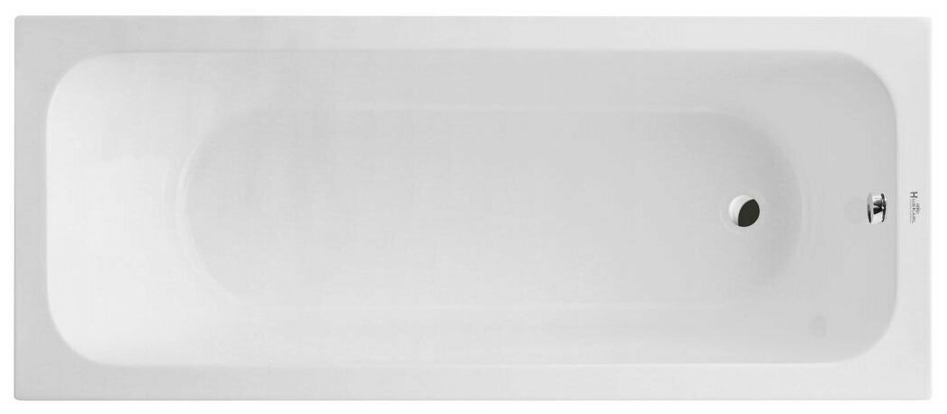 Акриловая ванна прямоугольная 2в1 HusKarl THOR 170х70 белая на каркасе из 100% литьевого акрила