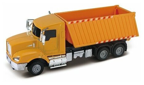 Строительный грузовик, кабина die-cast, инерционный механизм,