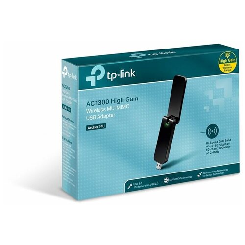 Сетевой адаптер WiFi TP-LINK Archer T4U USB 3.0