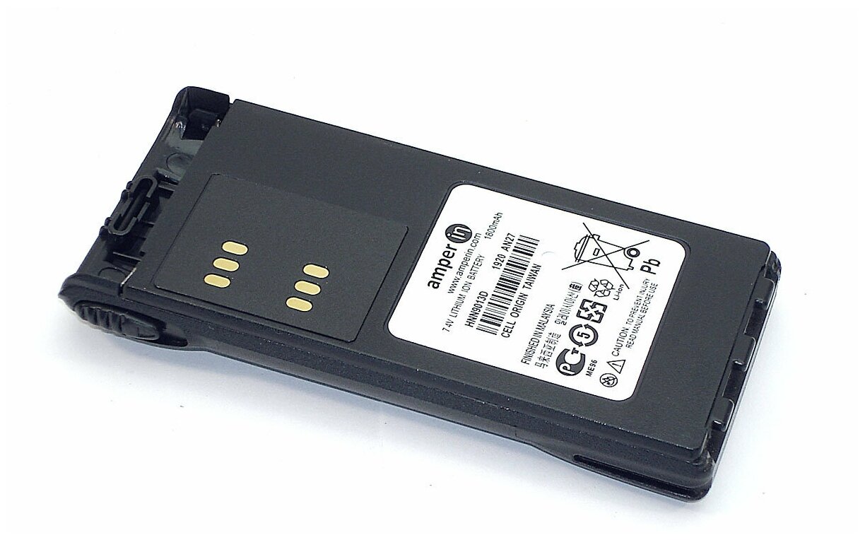 Аккумулятор Amperin для Motorola GP340 HT750 HT1200 (HMNN415) 1500mAh 7.4V Li-ion