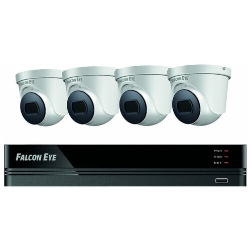 Комплект видеонаблюдения Falcon Eye FE-104MHD KIT Дом SMART комплект видеонаблюдения falcon eye fe 104mhd дом smart fe 104mhd kit дом smart