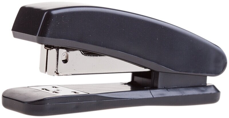 10 шт. Степлер №24/6 OfficeSpace до 20л, пластиковый корпус, черный