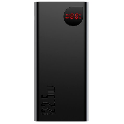 Внешний аккумулятор Baseus Adaman Metal Digital Display Fast Charge Power Bank 20000mAh 22.5W