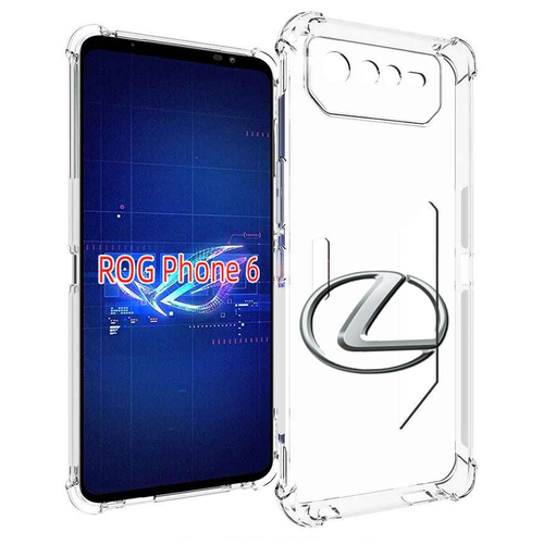 Чехол MyPads lexus-лексус-5 мужской для Asus ROG Phone 6 задняя-панель-накладка-бампер