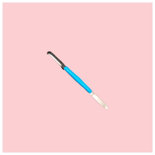 Нож-шпатель зуботехнический с пластиковой ручкой