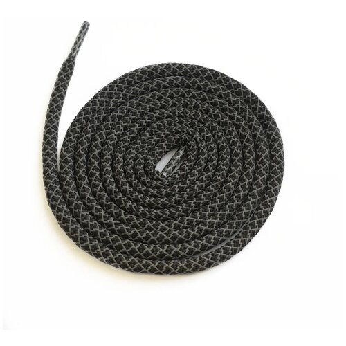 Шнурки LENKO для Изи Буст / Yeezy Boost серые с серым 100 см