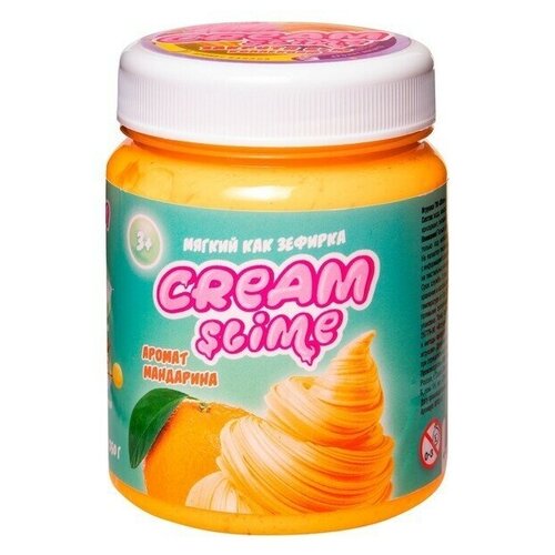 Слайм Cream-Slime с ароматом мандарина, 250 г SF02-K, 1 шт.