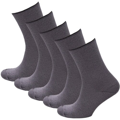 Носки STATUS, 5 пар, размер 29-31, серый носки мужские status махровые пш без резинки 5 пар цвет черный размер 29 31