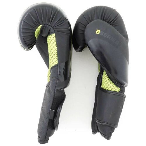 Перчатки боксерские BoyBo B- Series BBG400, Флекс, черный/зеленый (10 OZ) перчатки боксерские boybo b series флекс черный оранжевый 10 oz