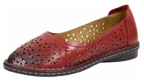 Туфли TFS, натуральная кожа, размер 37, красный