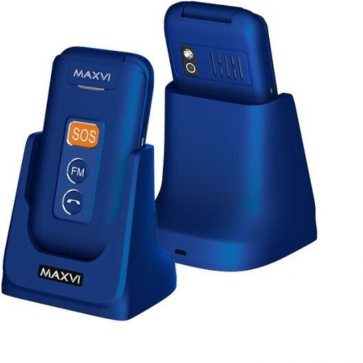 Телефон мобильный (MAXVI E5 Blue)