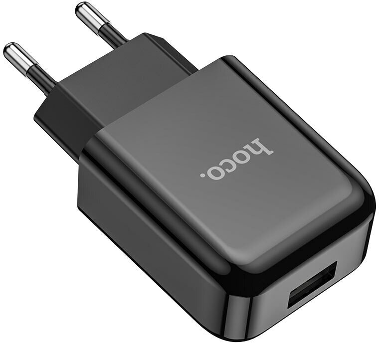 Сетевое зарядное устройство HOCO N2 Vigour single 1xUSB, 2A, черный