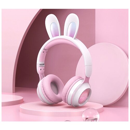 Беспроводные наушники c заячьими ушками и LED подсветкой HD Call наушники с микрофоном Подарочная упаковка Белые 269000₽