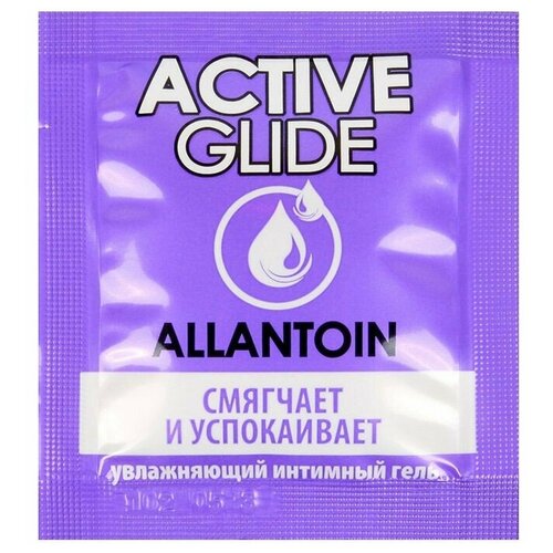 Купить Лубрикант на водной основе Active Glide с аллантоином - 3 гр. (236026), Биоритм, Интимные смазки