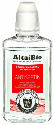 AltaiBio Ополаскиватель для рта "Antiseptik", 200 мл