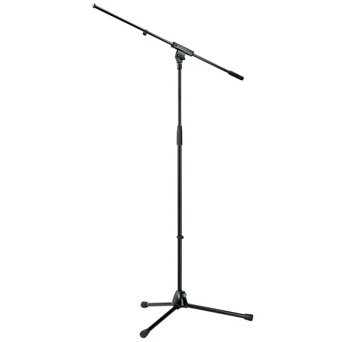 K&M 21060-300-55 микрофонная стойка, цвет черный onstage ms9312 микрофонная стойка цвет черный