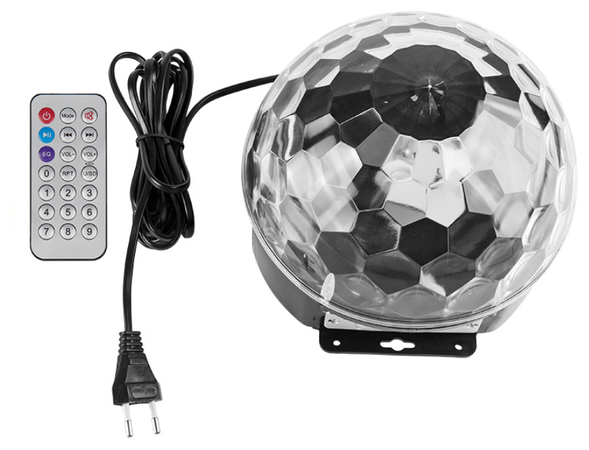 Светодиодная система, диско-шар, с пультом ДУ, Bluetooth и mp3 - фотография № 2