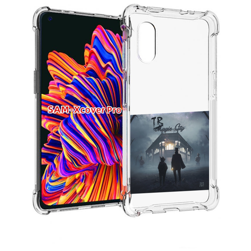 чехол mypads tragic city лсп для realme x50 pro задняя панель накладка бампер Чехол MyPads Tragic City ЛСП для Samsung Galaxy Xcover Pro 1 задняя-панель-накладка-бампер