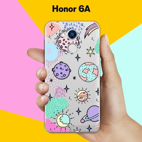 силиконовый чехол узор из планет на honor 20 Силиконовый чехол на Honor 6A Узор из планет / для Хонор 6А